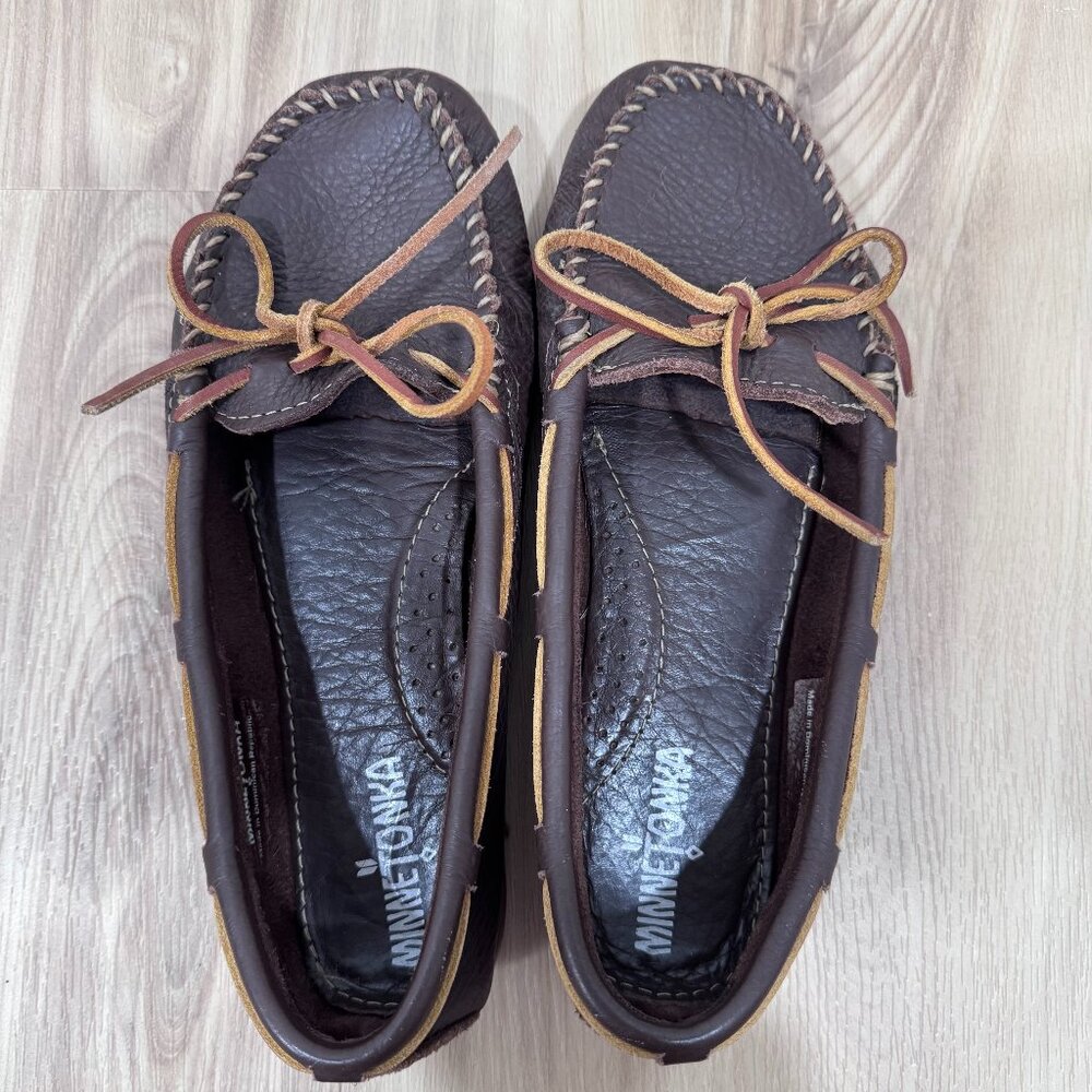 Minnetonka Leather Moccasin Loafers, 7.5